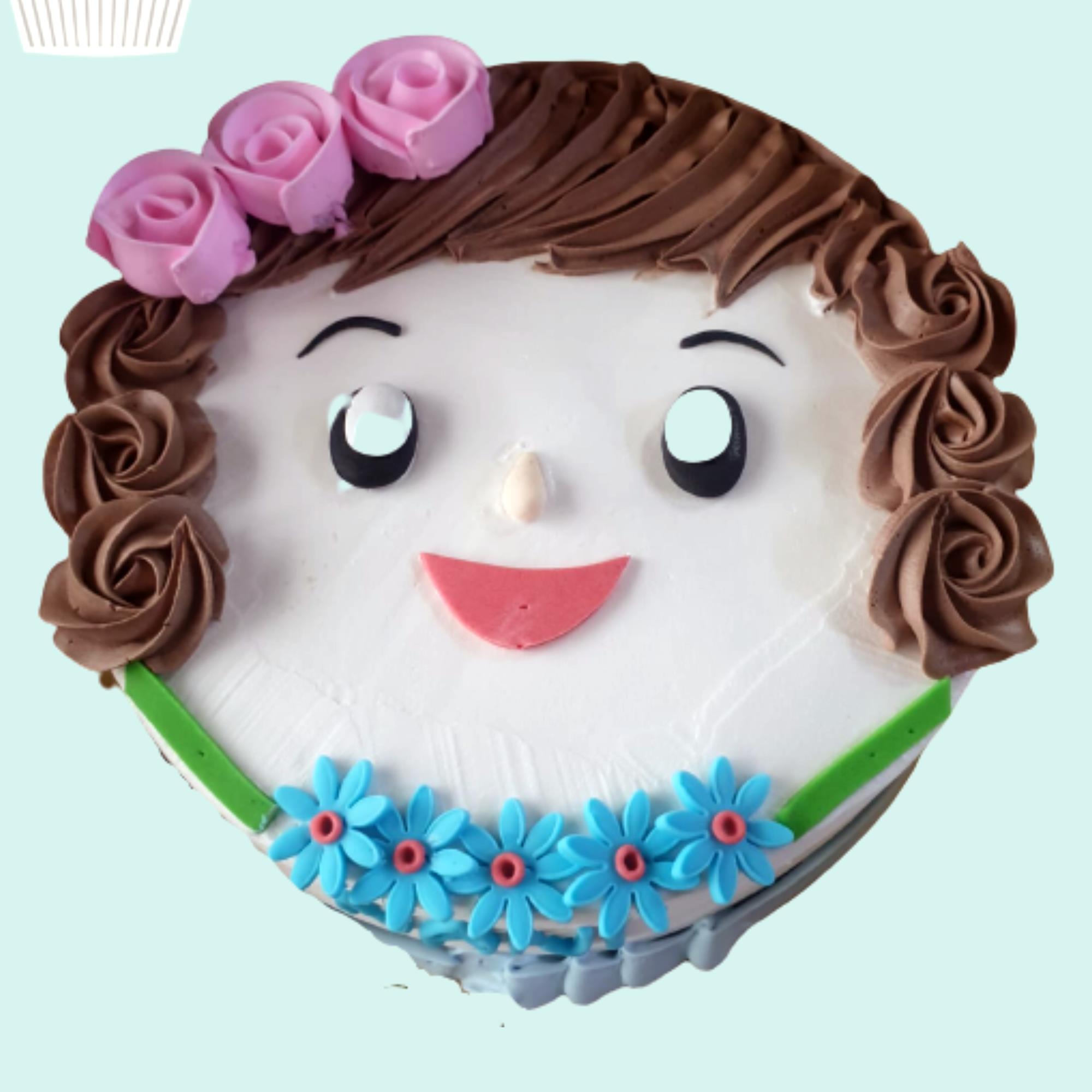 Cooking With Swapna: Lady Face Cake
