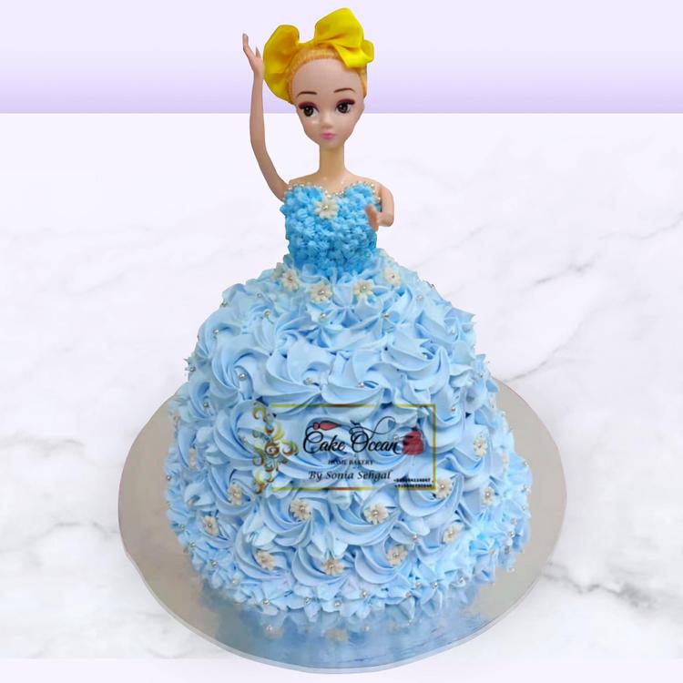 Vanilla Doll Cake 1/2 Kg - CO