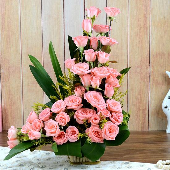 Pink Blossom Basket