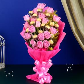 Ferrero Rocher & Roses Bouquet Ferrero Rocher & Roses Bouquet