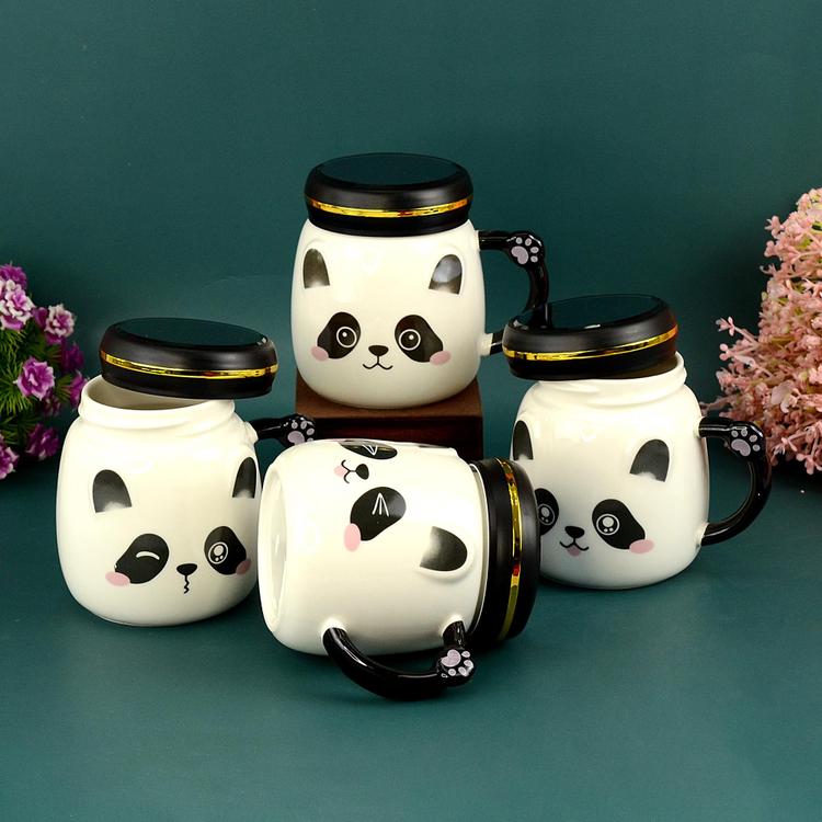 Cute Panda Mug Set