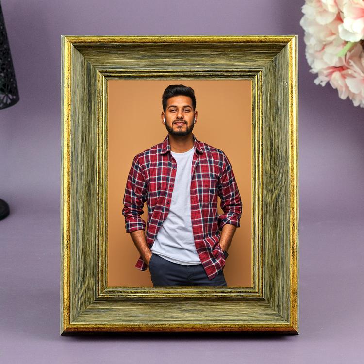 Golden Wooden Photo Frame