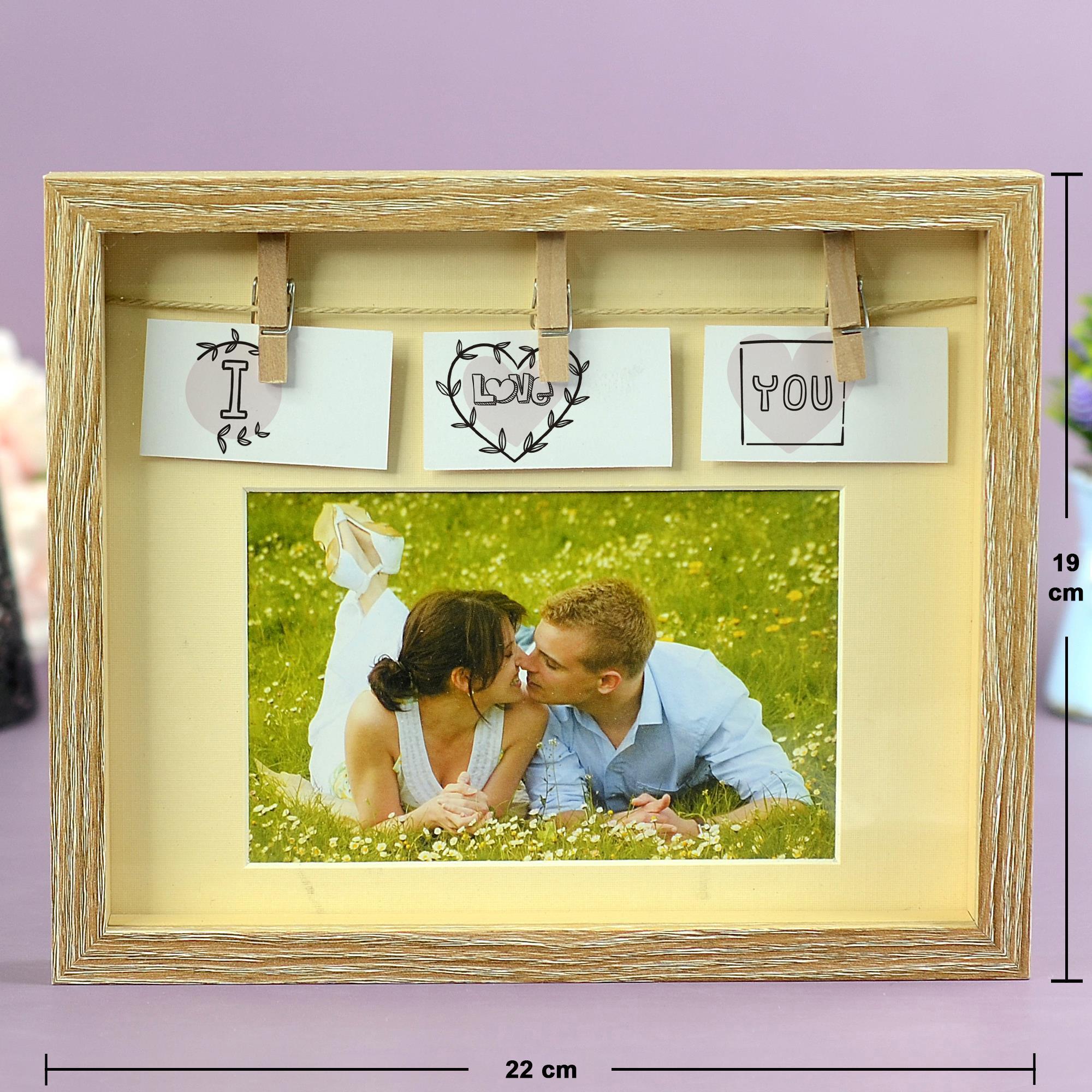 Love and Clip Photo Frame, Personalized Photo Frames