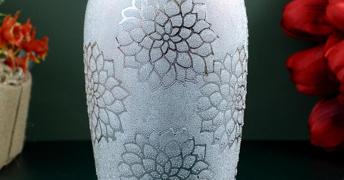 Classic Silver Flower Vase, Flower Vase