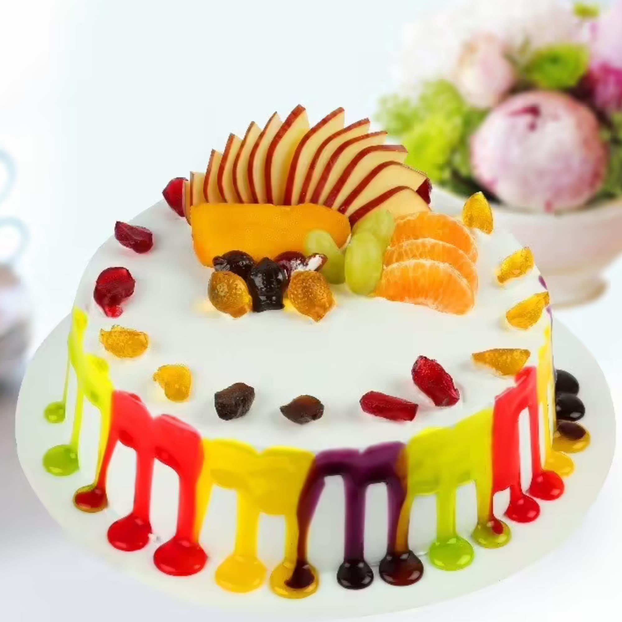 Mix Fruit Cake (1.5 Kg) – celebration theme