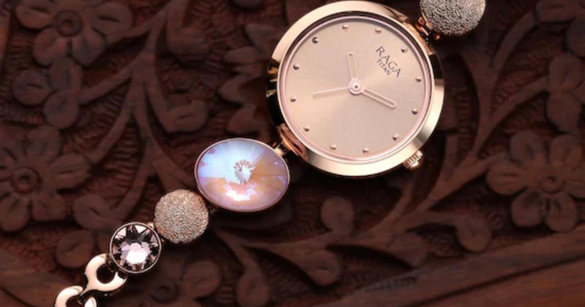 Rose Gold Titan Raga Moment Of Joy Women Raga Moments Of Joy