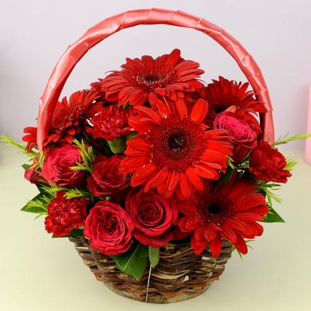 Sunset Hues Basket