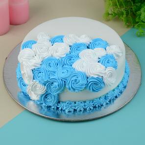 Floral Fantasy Cake 1 kg - Chocolate