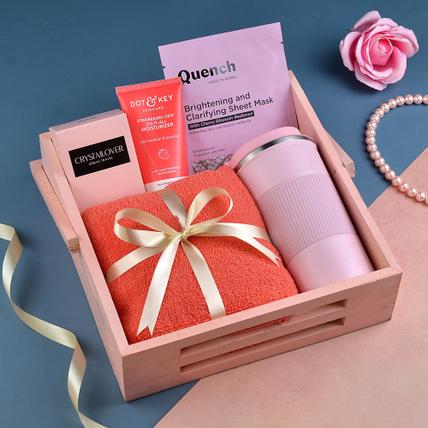 Fuchsia Self Care Hamper