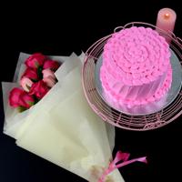 Blush Blooms and Cake