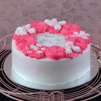 Blush Flowers Forever Cake