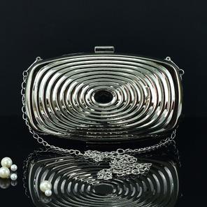 Stunning Metallic Silver Clutch Stunning Metallic Silver Clutch