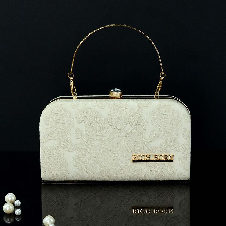 Pretty White Clutch