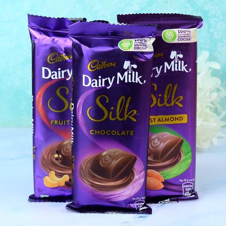 Dairy Milk Silk 3 Flavors
