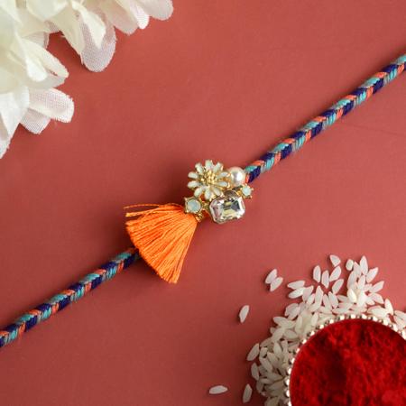 Modern Crystal Rakhi