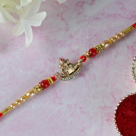 Ganesh in Boat Rakhi