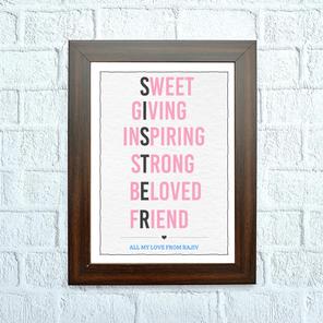 Unique Frame for Sister Unique Frame for Sister