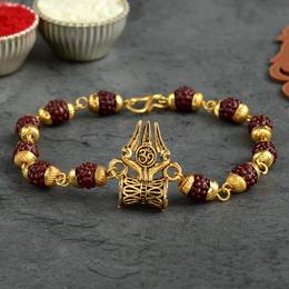 Shivji Symbols Bracelet Rakhi