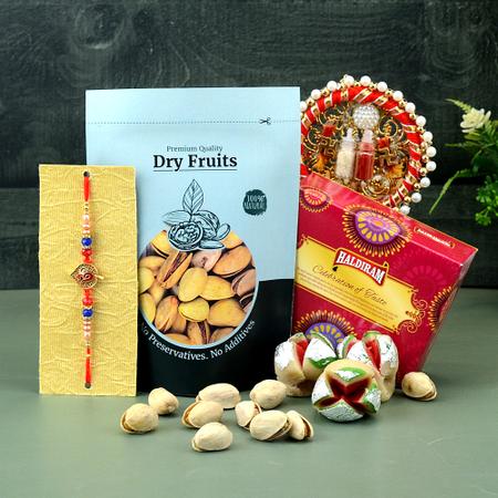 Sweet and Savory Rakhi Hamper