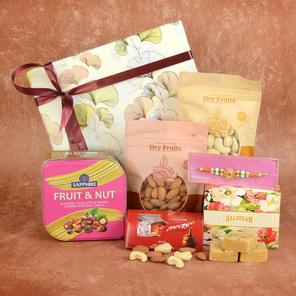 Rakhi Delicious Treats Combo Rakhi Delicious Treats Combo