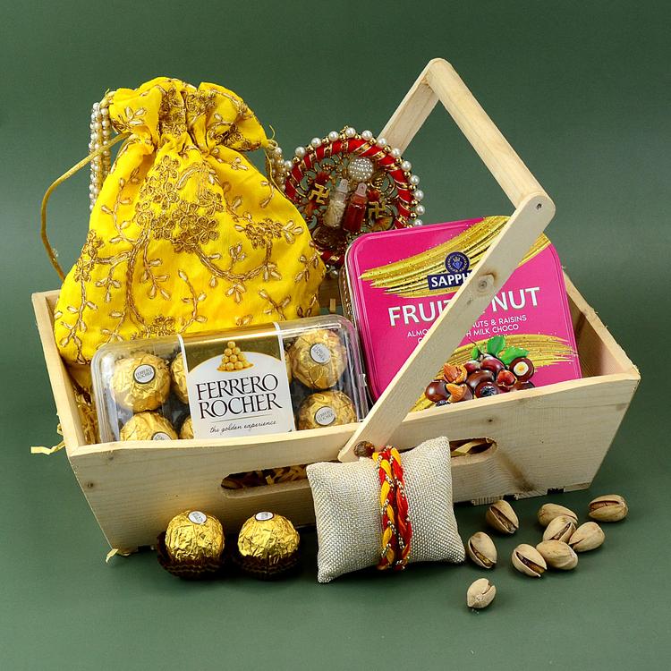 Special Rakhi Basket