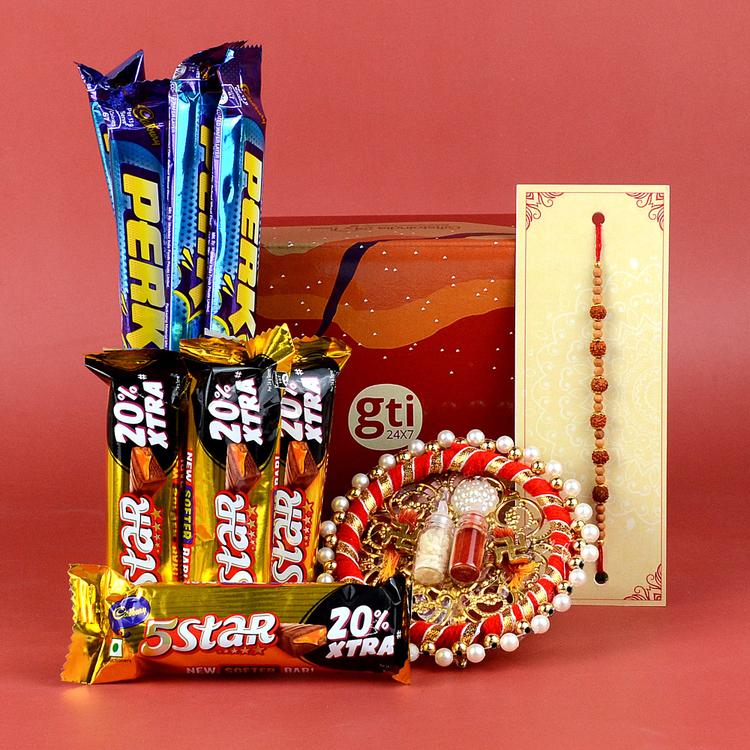 Chocolicious Rakhi Hamper
