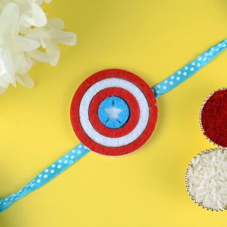 Foam Capt America Kids Rakhi SJ101