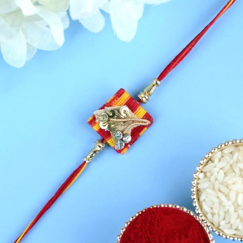 Square Leaf Simple Rakhi BR052
