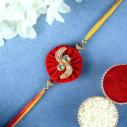 Red Petunia Rakhi