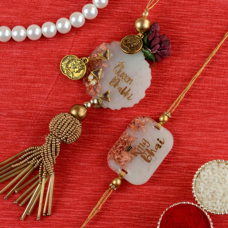 Royal Resin Lumba Rakhi Set RR571