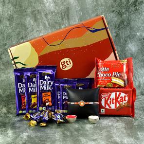 Rakhi Tempting Choco Treats Rakhi Tempting Choco Treats