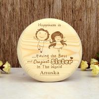 Personalized Wood for Sister