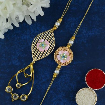 Golden Lumba Rakhi Set IT012