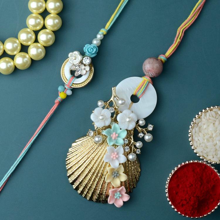 Alluring Rakhi Lumba Set DC081