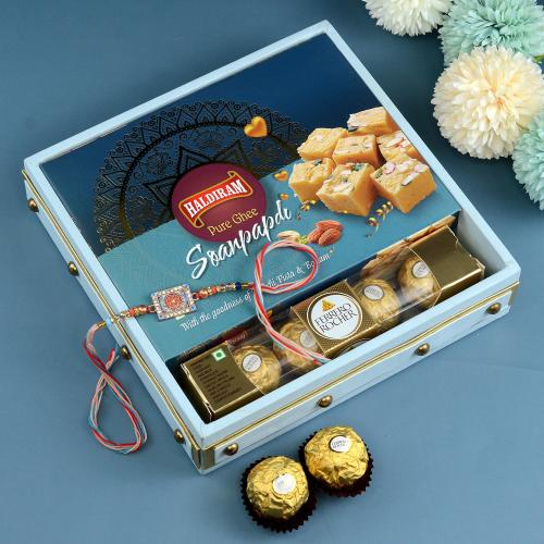 Choco Sweet Hamper in Blue