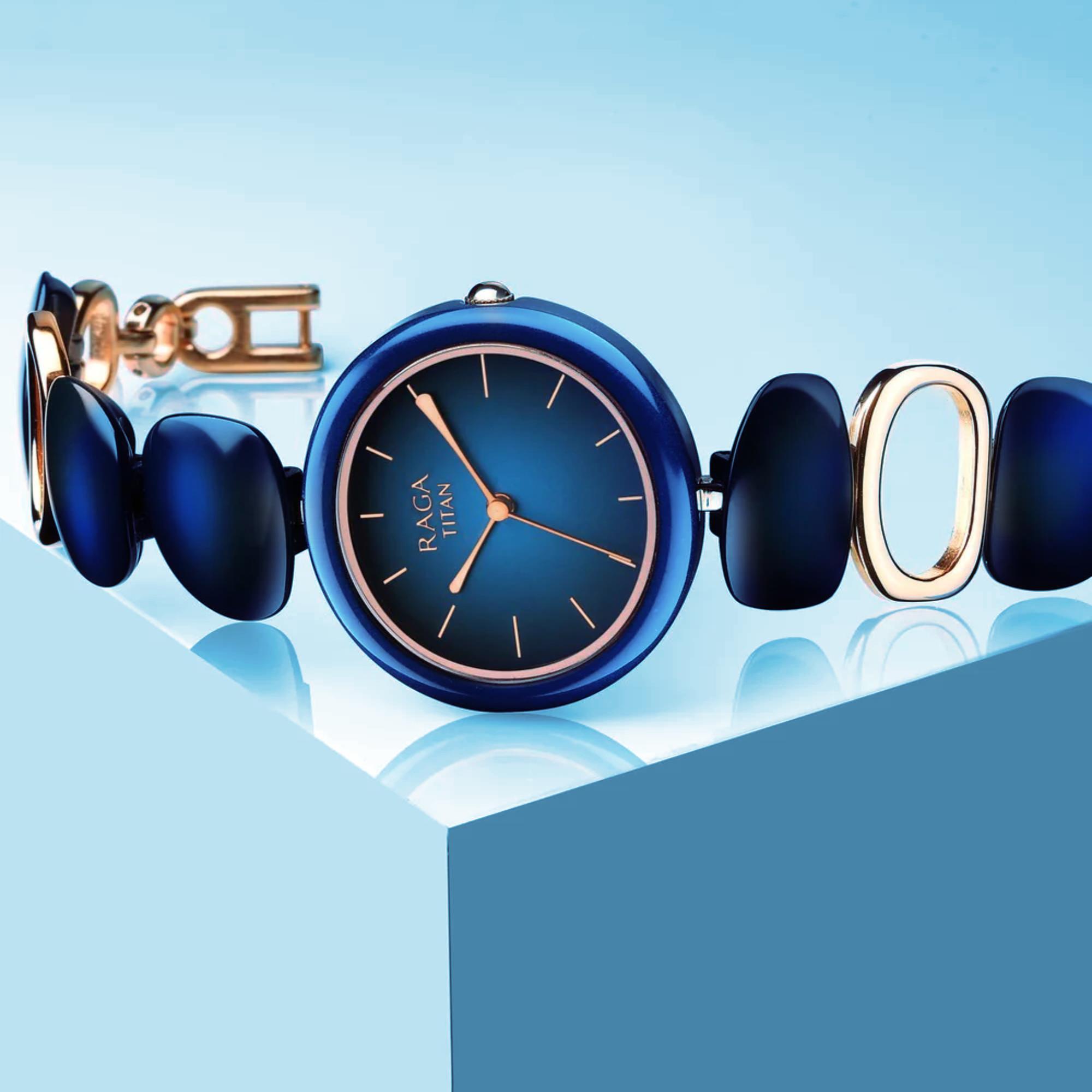 Elegant Raga Blue Watch for Women Watches Her