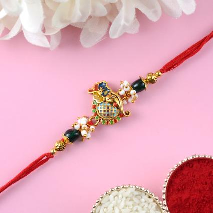 Colorful Side Ganesh Rakhi