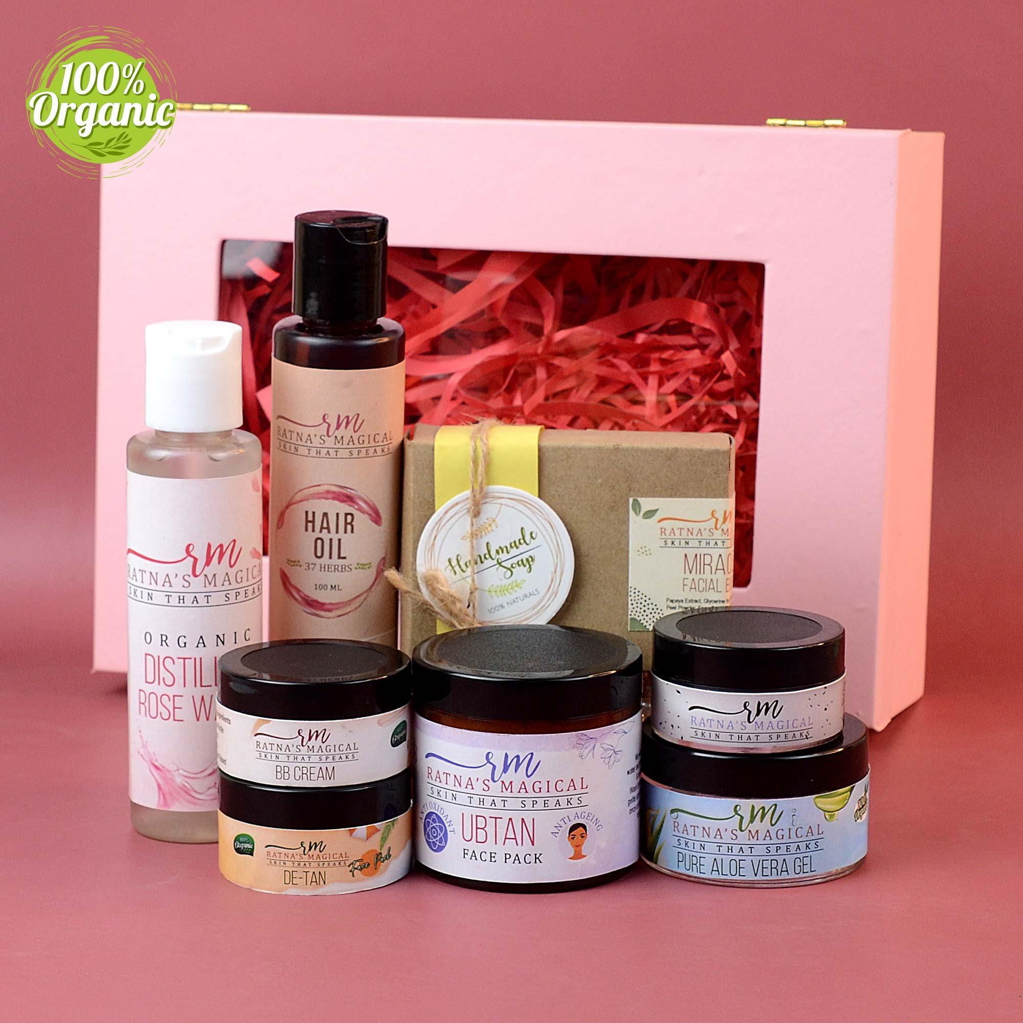 Organic Self Care Essentials Box | Personal Care Gifts