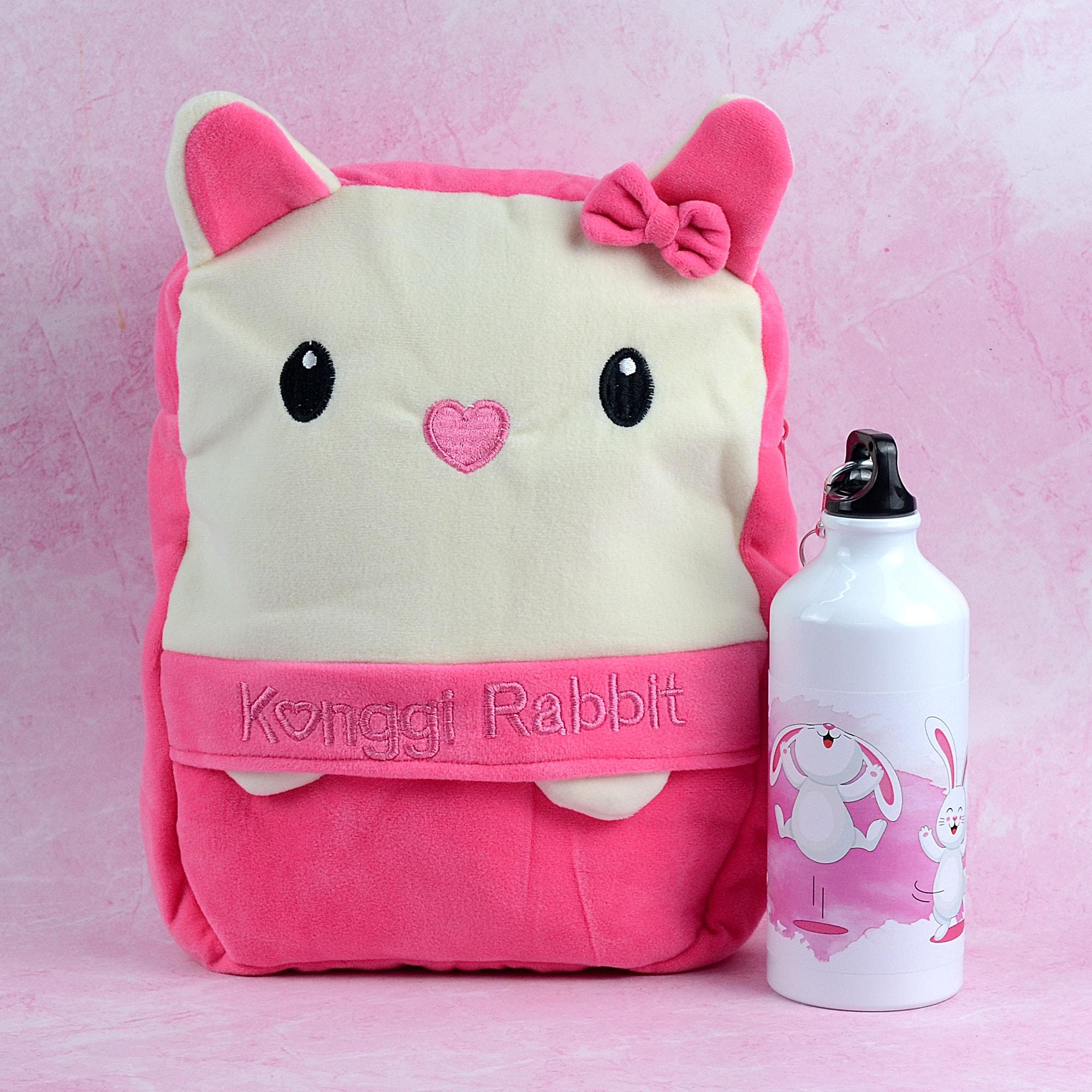 Pink Rabbit Set For Kids School Bags Pink rabbit set for kids school bags