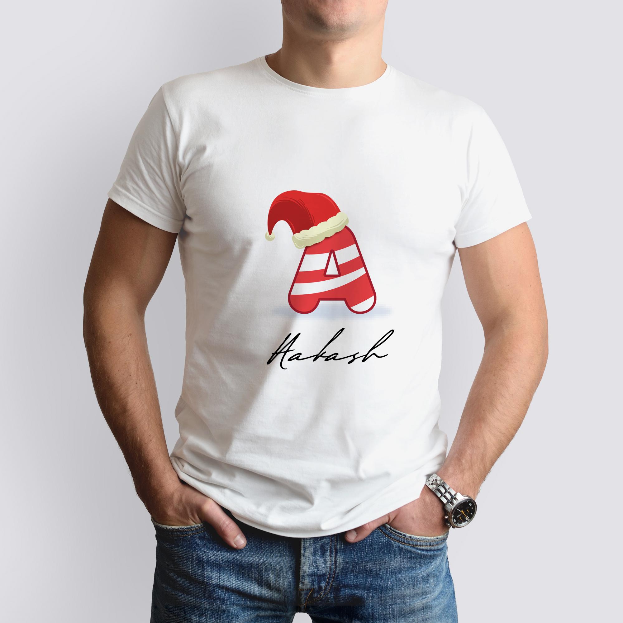 Lepni.me Custom Christmas Family Photo T-Shirt - Personalized Holiday Gift Tee For Men