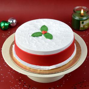 Christmas Vanilla Frosted Cake-1/2kg Christmas Vanilla Frosted Cake-1/2kg