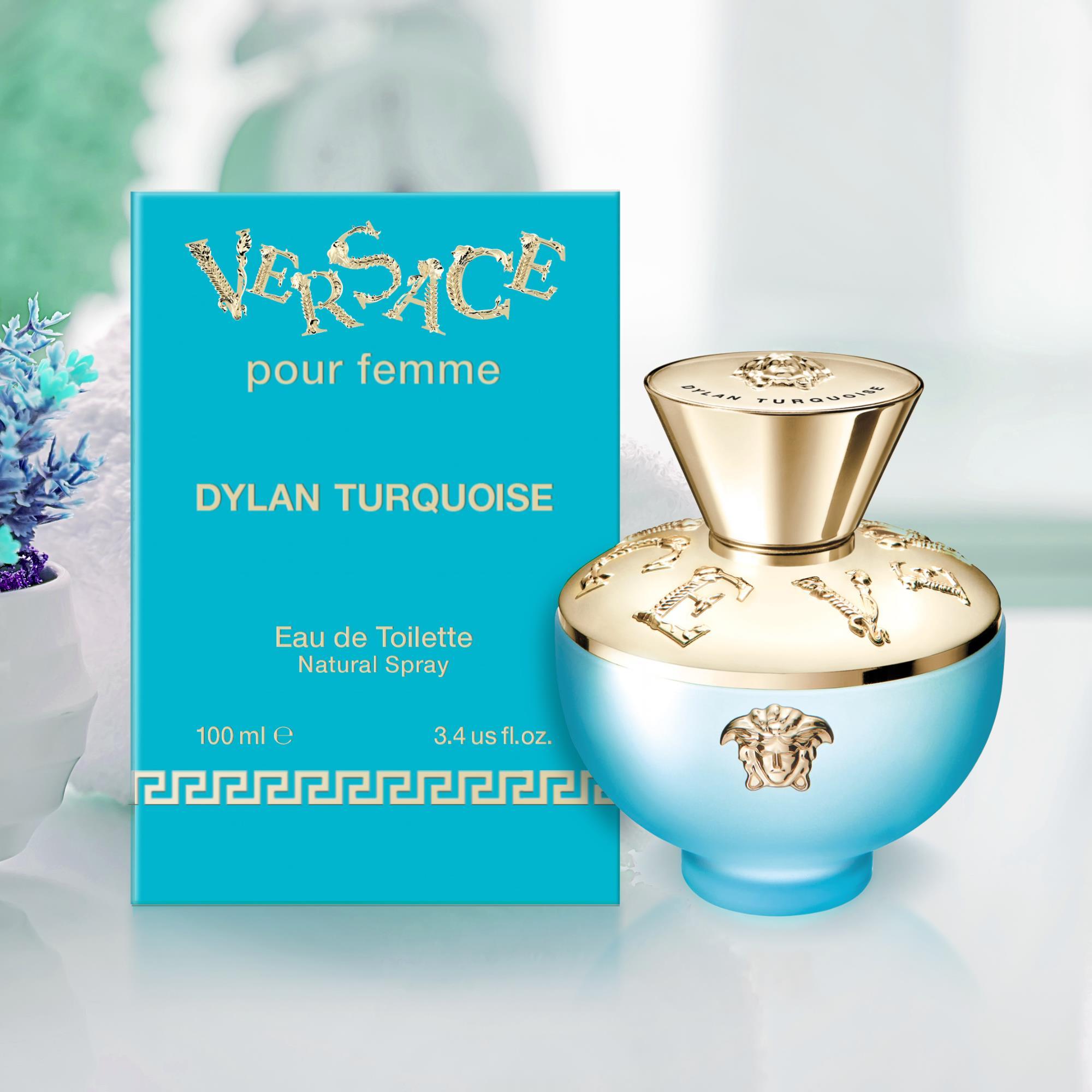 Versace Dylan Turquoise Edt 100 Ml Perfumes For Her 8165