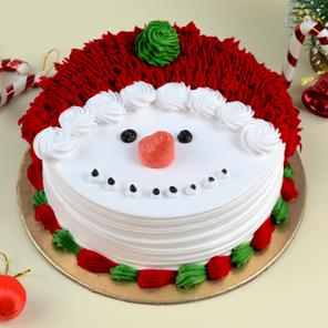 Snowman Christmas Cake - 1/2 Kg Snowman Christmas Cake - 1/2 Kg