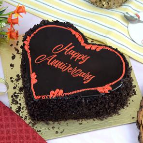 Choco Truffle Anniversary Cake - 1kg Choco Truffle Anniversary Cake - 1kg