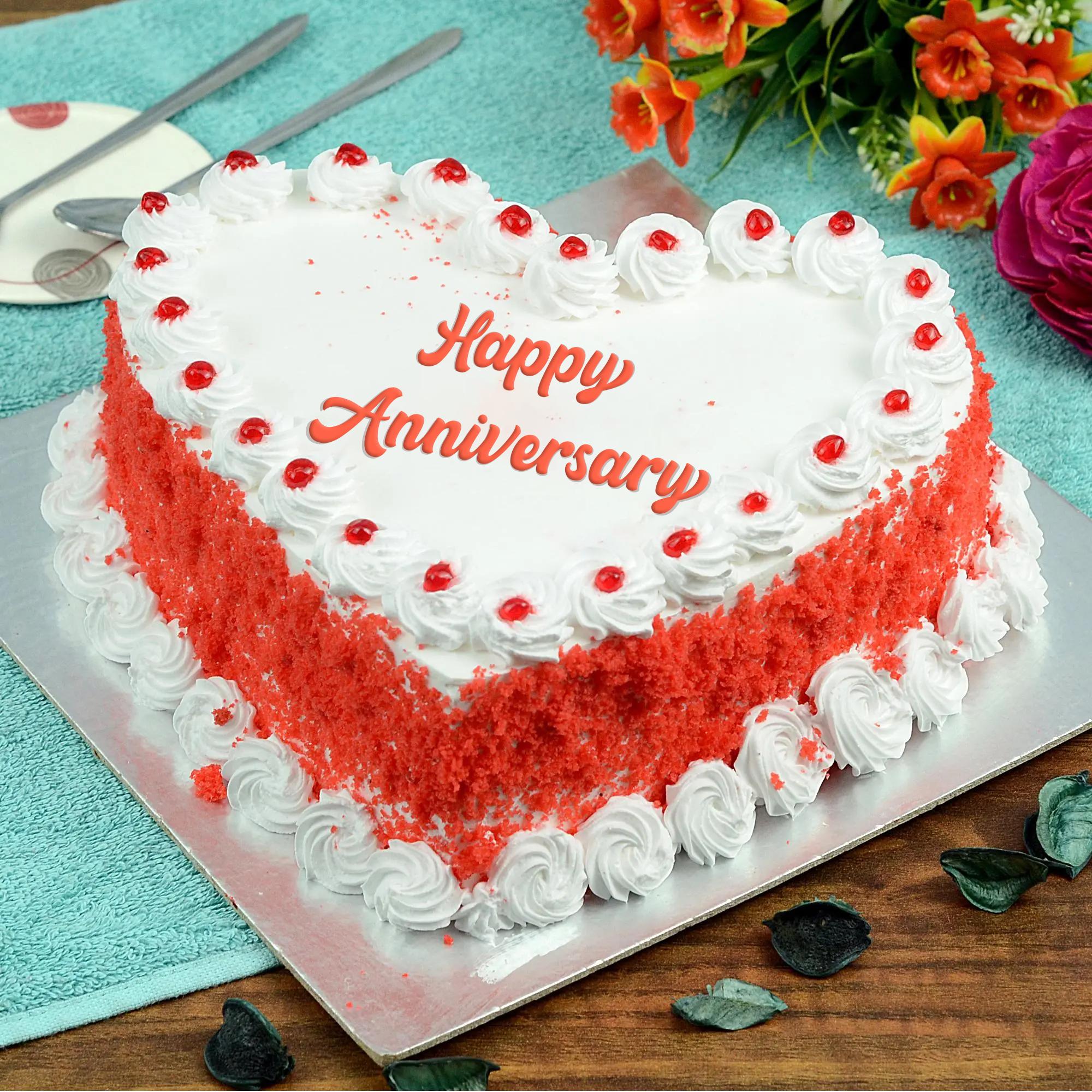 Romantic Anniversary Cake | Order romantic anniversary cake online-nextbuild.com.vn