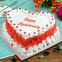 Happy Anniversary Vanilla Cake - 1kg