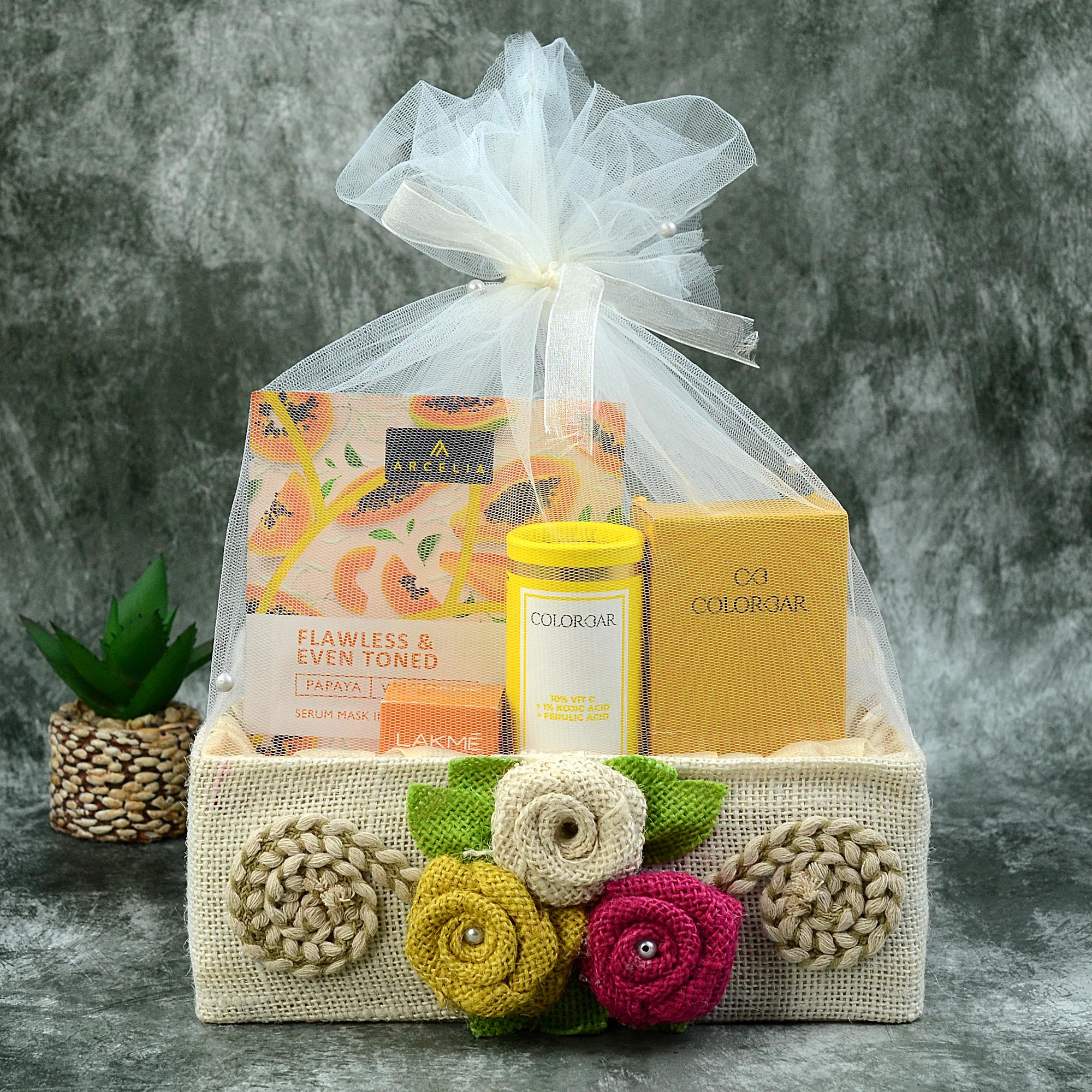 The Bright Yellow Gift Basket, Exclusive Gift Hampers