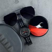 Fastrack Sunglass and Watch Combo 