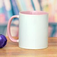 Inner Baby Pink Personalized Mug
