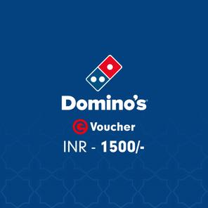 Dominos E-Voucher Rs. 1500 Dominos E-Voucher Rs. 1500